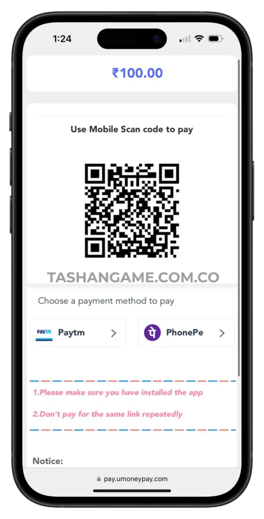 tashangame-deposit